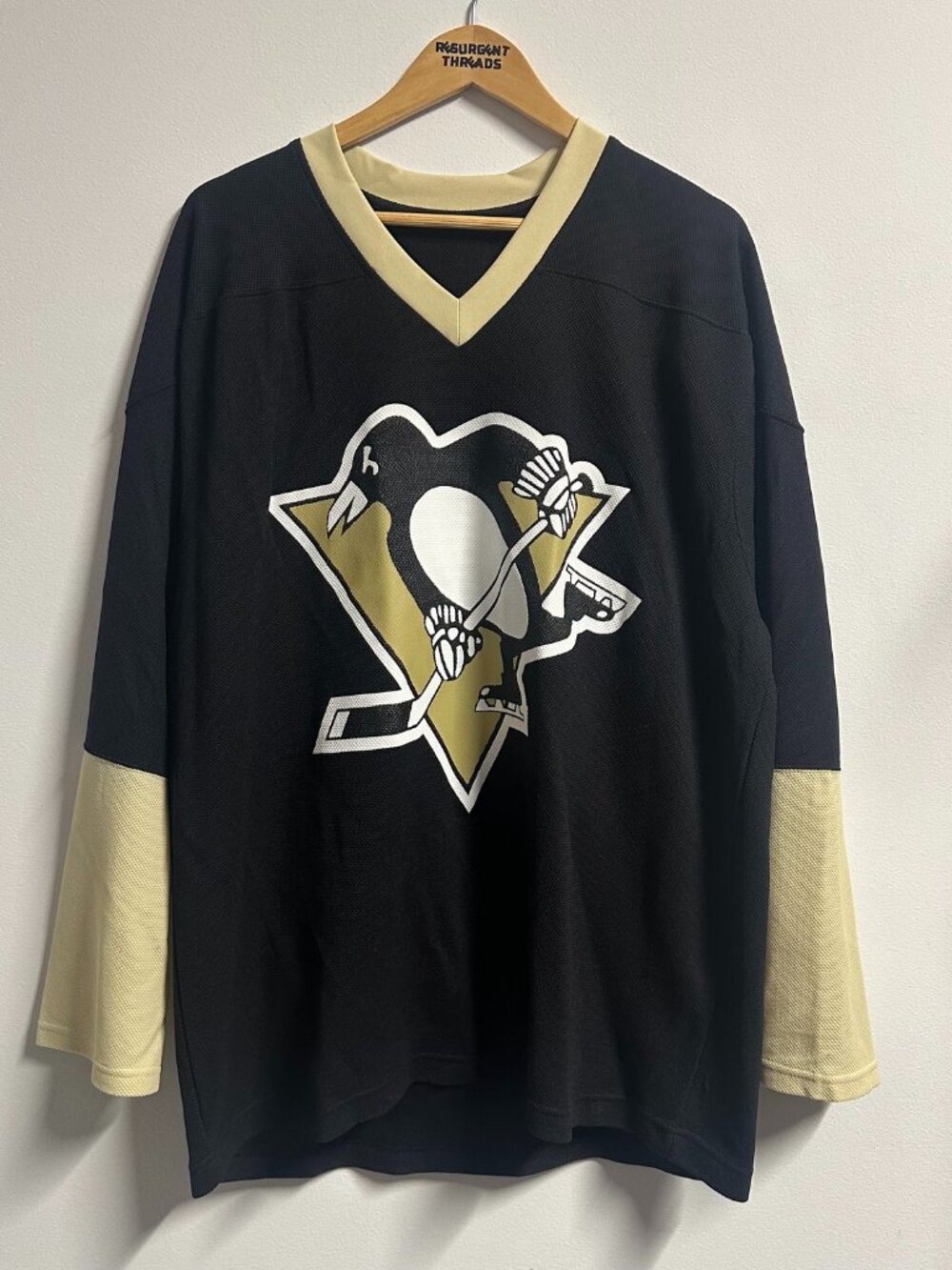 Pittsburgh Penguins Sidney Crosby #87 NHL Hockey Jersey Black Men's XL Used